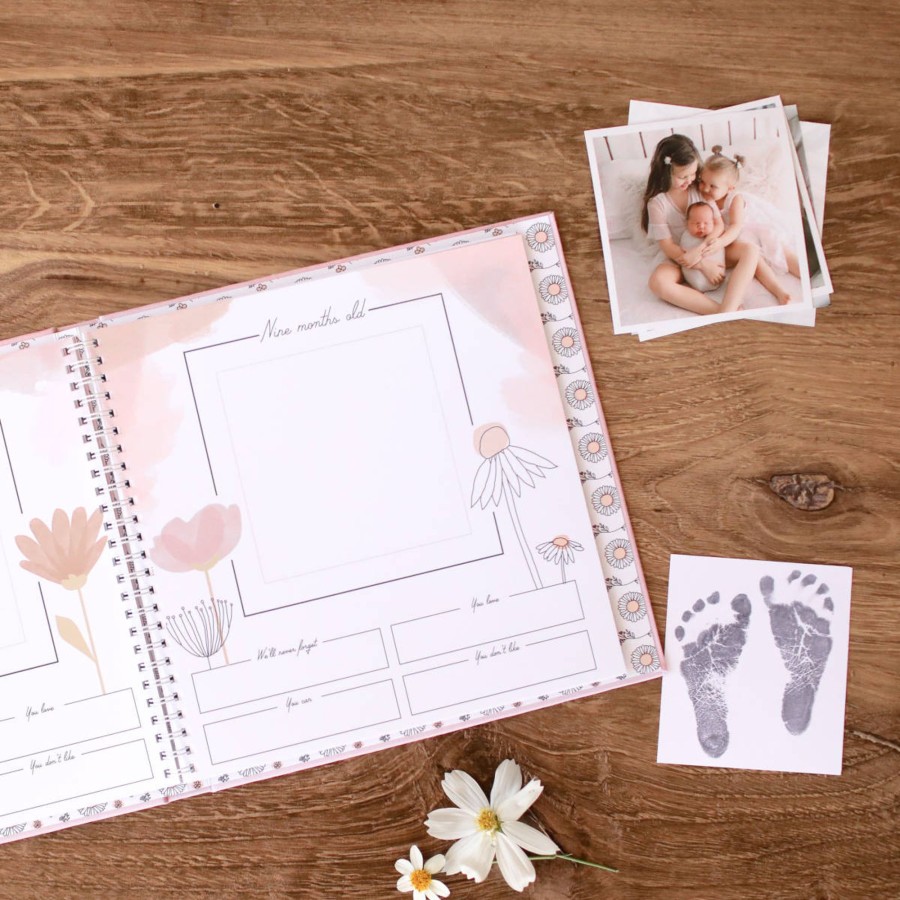 Baby Lucy Darling | Wildflower Meadow Luxe Baby Keepsake Book