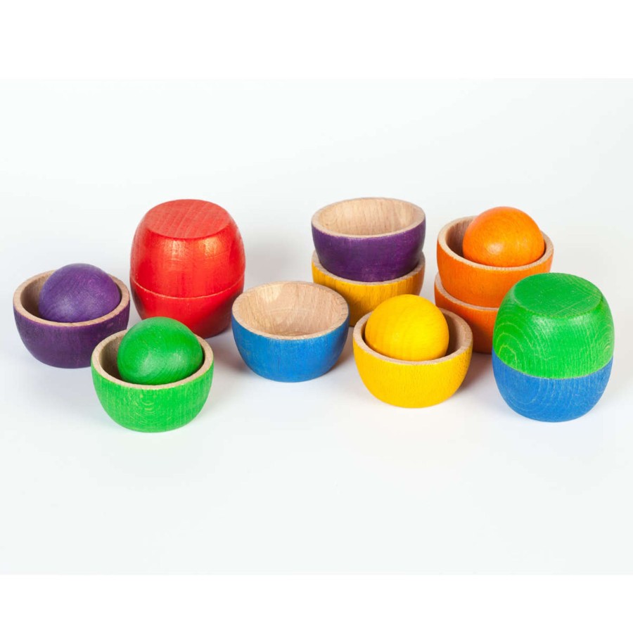 Creative Play Grapat Open-Ended Play | Grapat 6 Balls And 12 Bowls