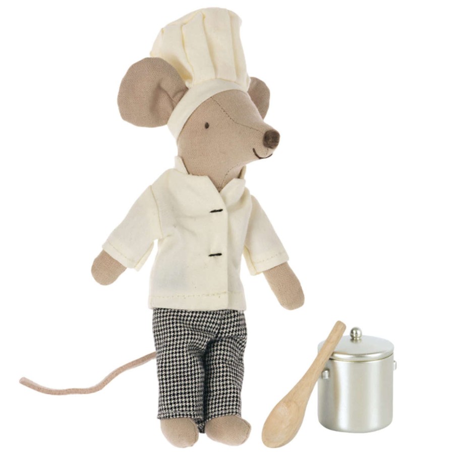 Doll Play Maileg Maileg Dolls | Maileg Chef Clothes For Big Sister/Brother Mouse