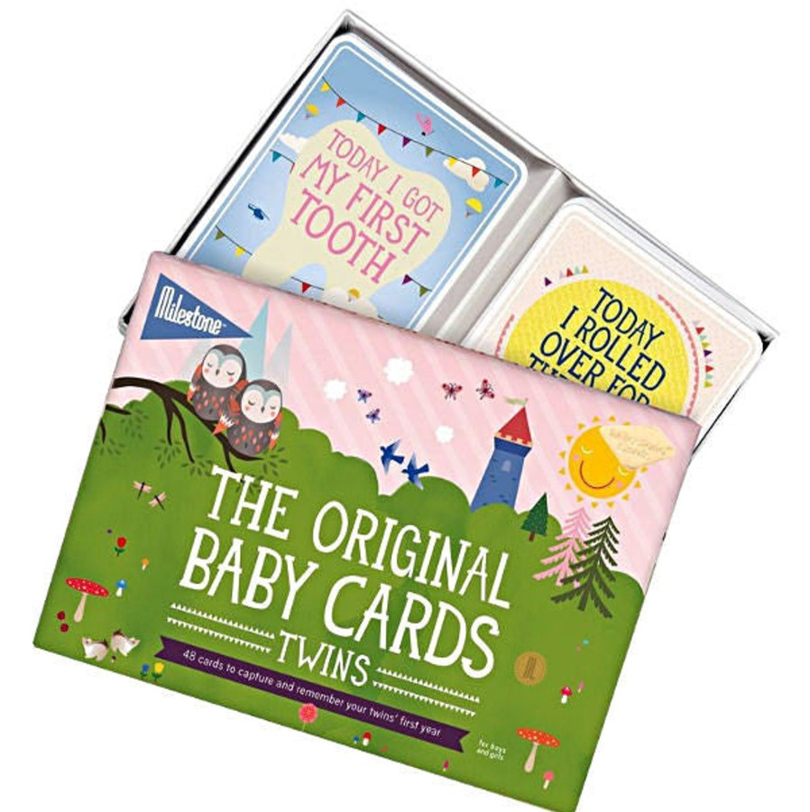 Baby Milestone Baby Cards | Milestone Baby Cards For Twins