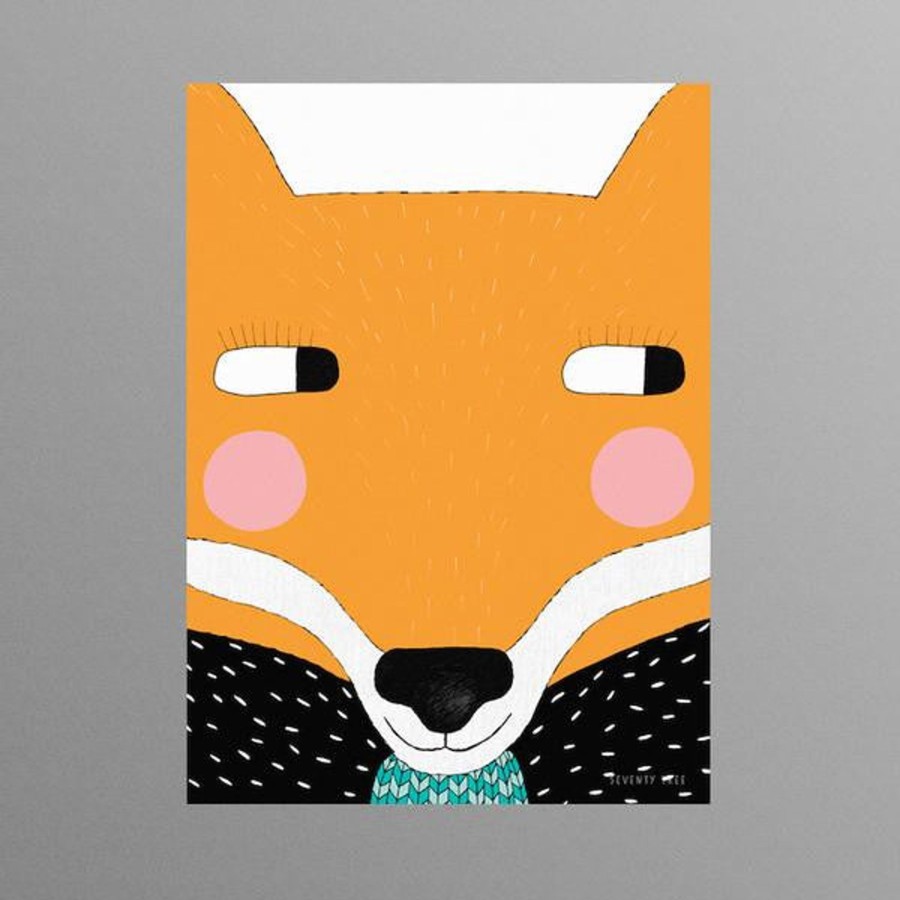 Room Decor Seventy Trees Posters & Arts | Big Fox By Kerry Layton