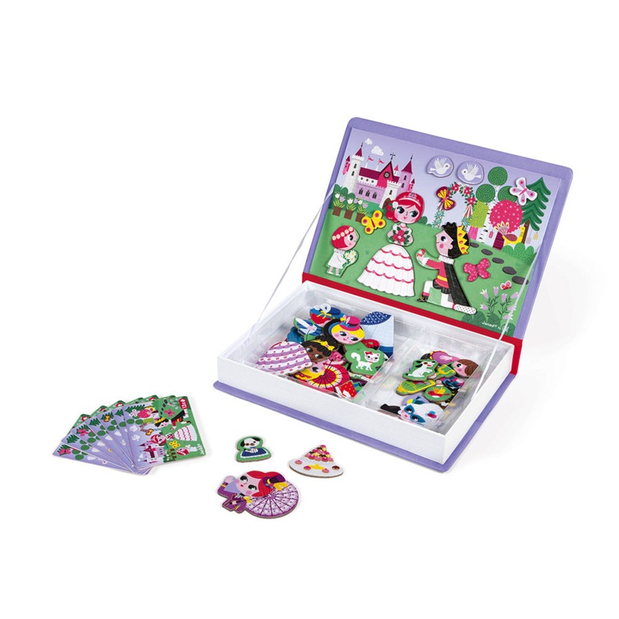 Creative Play Janod Blocks, Puzzles & Games | Janod Magnetic Puzzle Book, Princess