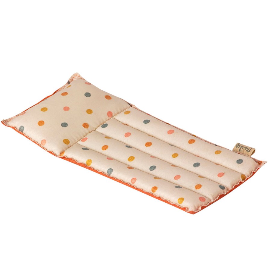 Doll Play Maileg Doll Houses & Accessories | Maileg Mouse Size Air Mattress, Multi Dots