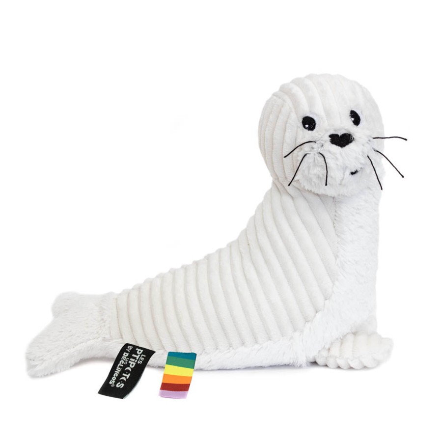 Doll Play Les Déglingos Plush Animals & Dolls | Les Deglingos Les Ptipotos, Seal White