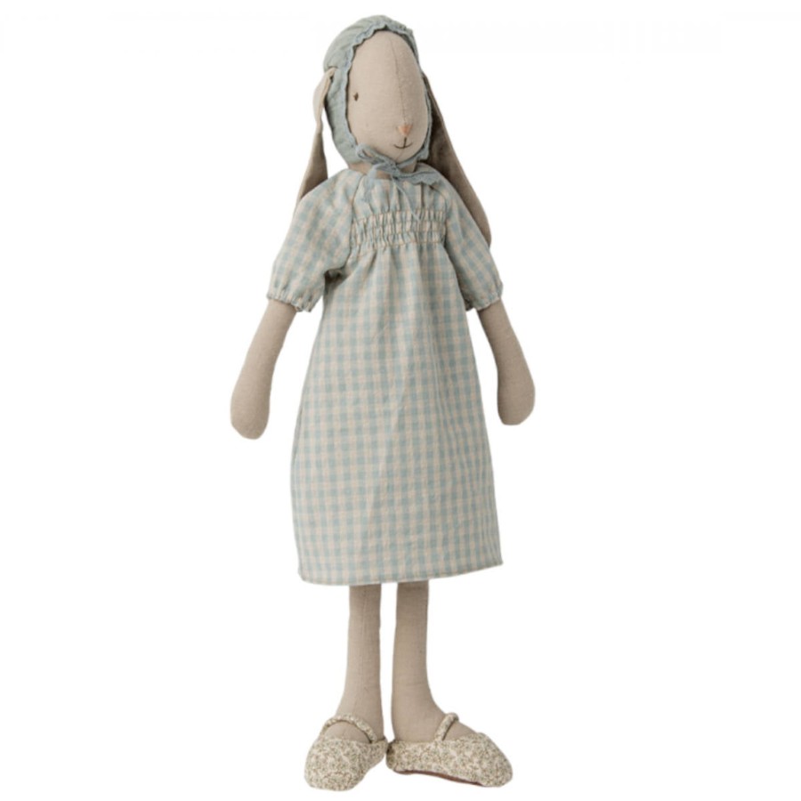 Doll Play Maileg Maileg Dolls | Maileg Bunny In Dress With Hat And Shoes, Size 3, 16Inches