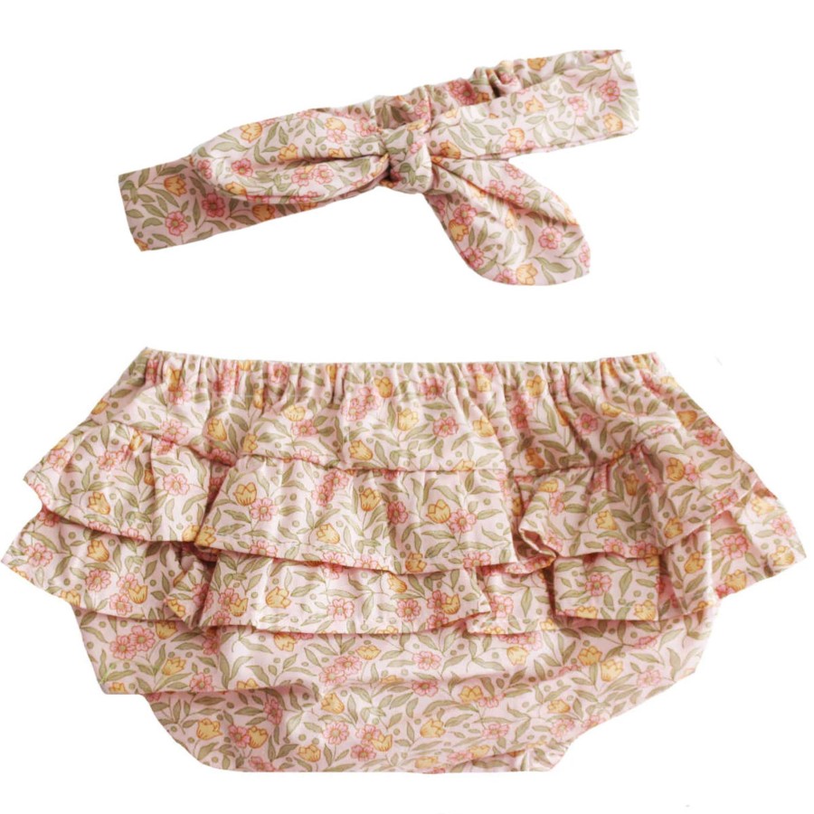 Baby Alimrose | Alimrose Ruffle Bloomers With Headband