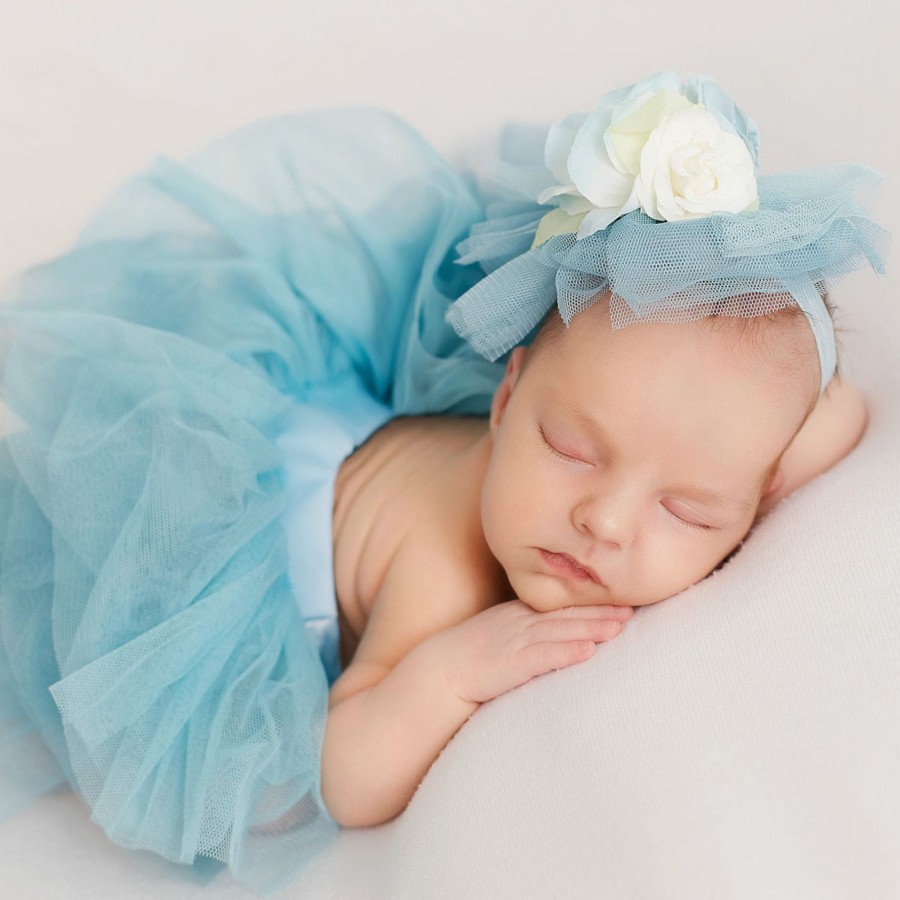 And More JLIKA Party | Blue Newborn Baby Girl Tutu 3Pcs Set