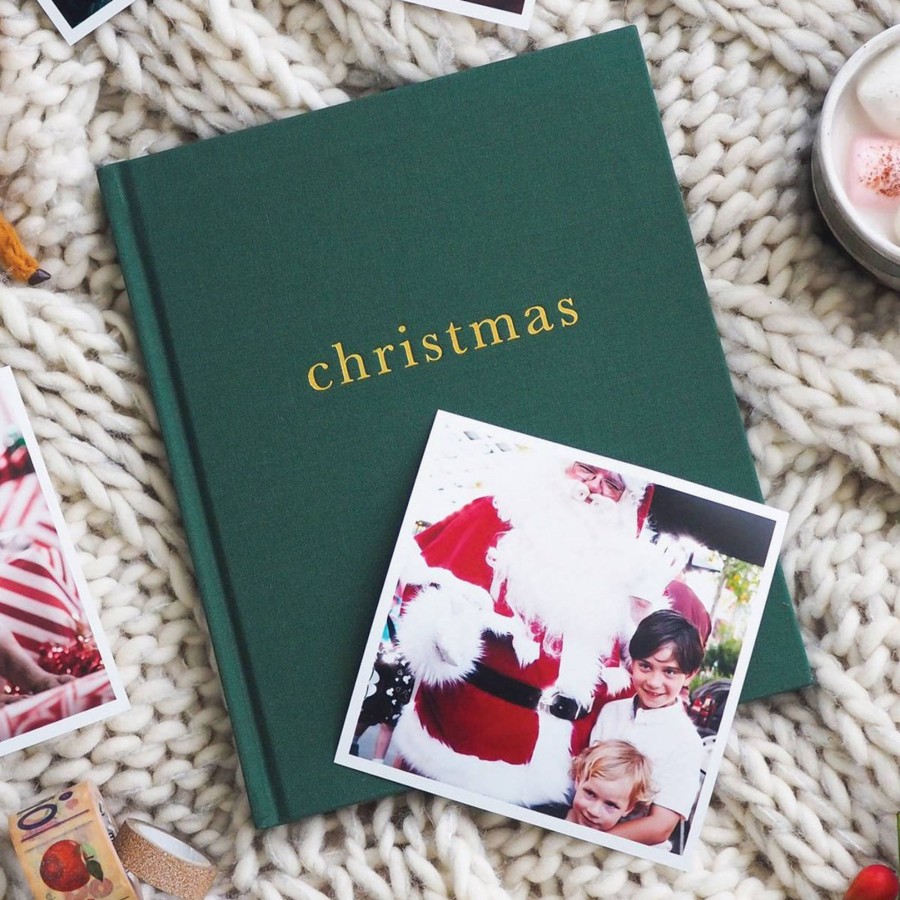 And More Write To Me Keepsakes | Family Christmas Journal, Forest Green