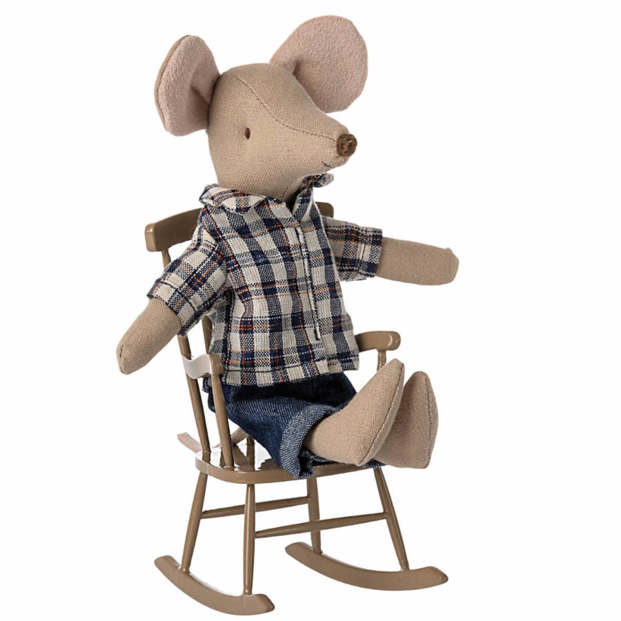 Doll Play Maileg Doll Houses & Accessories | Maileg Mouse Size Rocking Chair