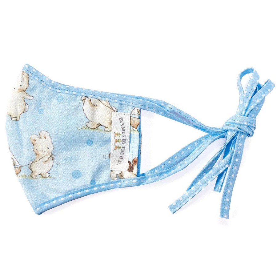 And More Bunnies By the Bay Toddler Clothes & Accessories | Fabric Face Mask For Kid, Bunny & Pup