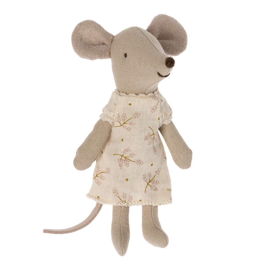 Doll Play Maileg Maileg Dolls | Maileg Nightgown For Little Sister Mouse