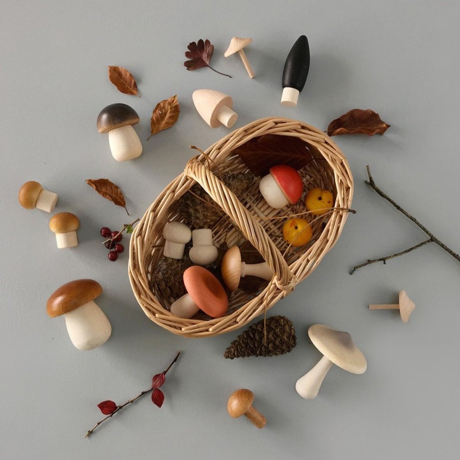 Creative Play Erzi Open-Ended Play | Forest Mushrooms Basket