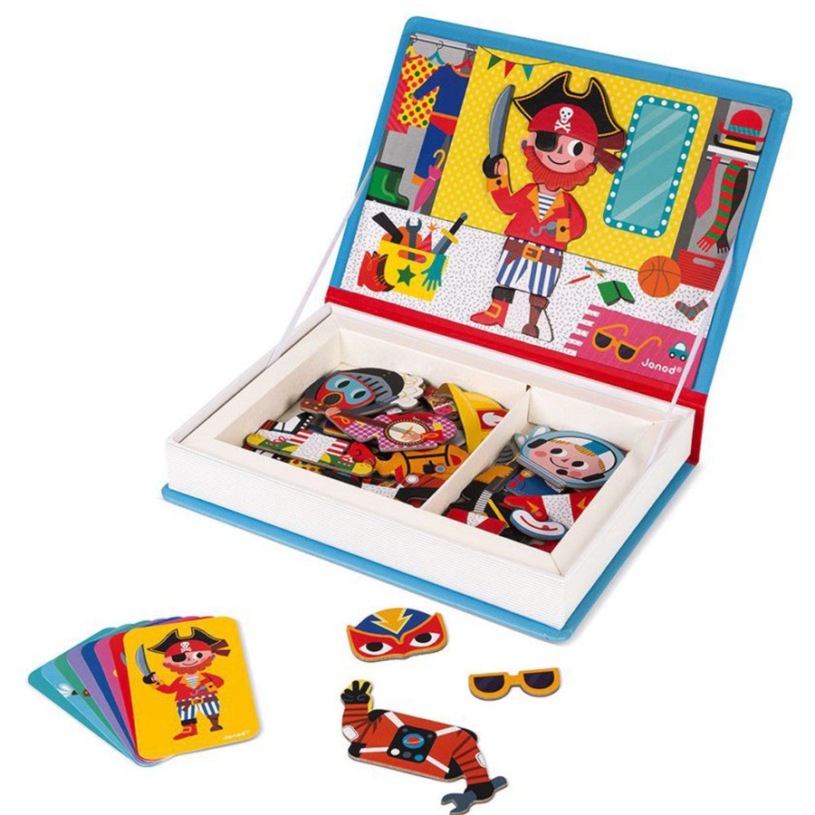 Creative Play Janod Blocks, Puzzles & Games | Janod Magnetibook Boy'S Costume