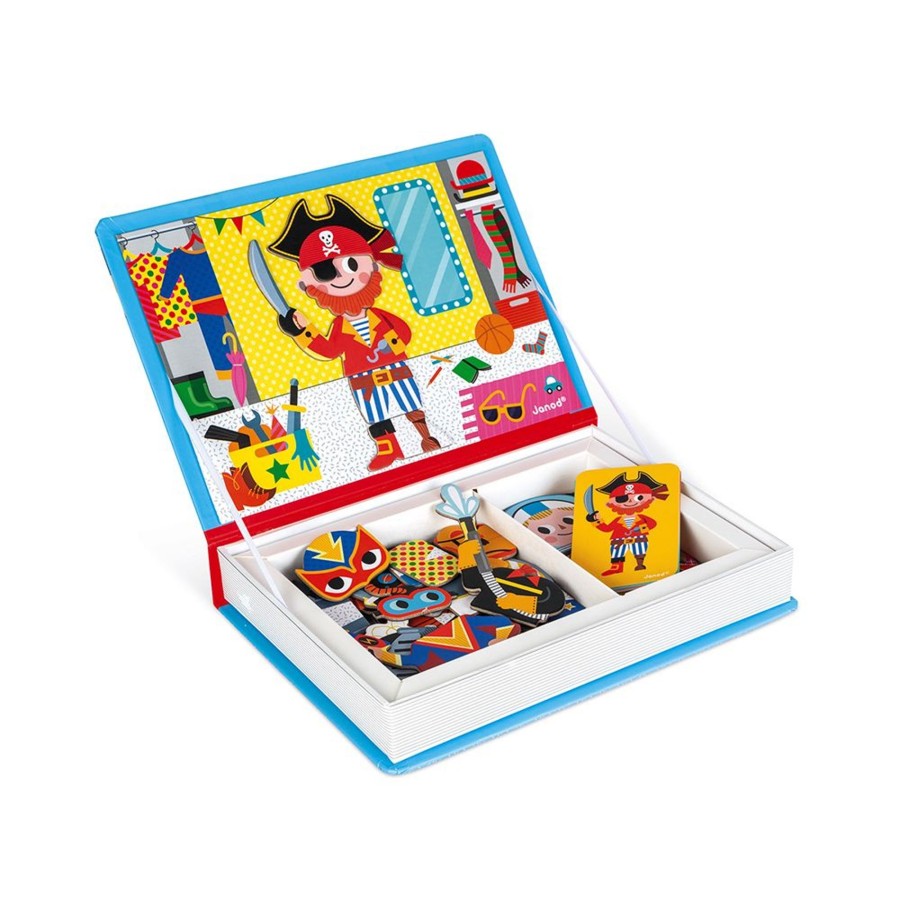 Creative Play Janod Blocks, Puzzles & Games | Janod Magnetibook Boy'S Costume