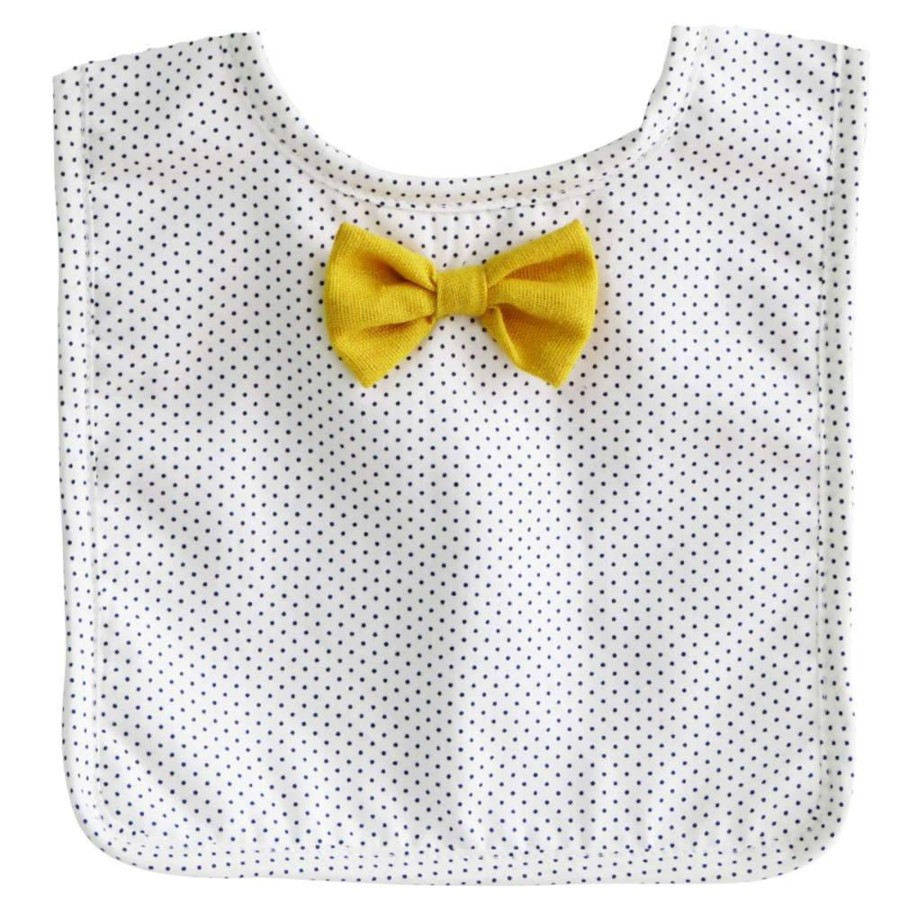 And More Alimrose Baby Clothes & Accessories | Alimrose Bow Tie Bib, Yellow