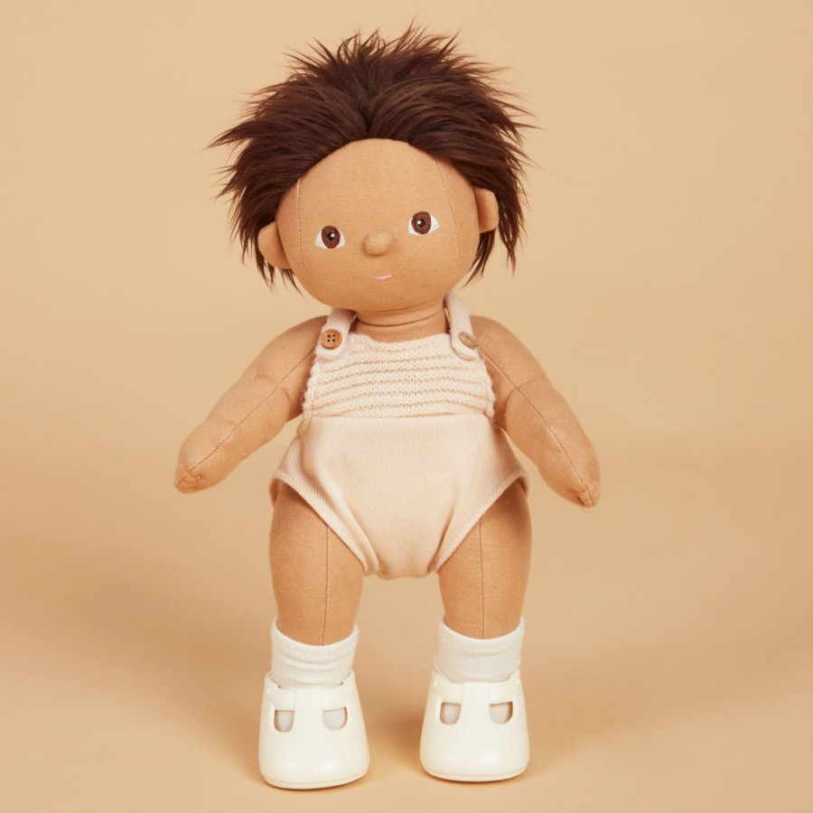 Doll Play Olli Ella Baby Dolls & Accessories | Olli Ella Dinkum Doll Shoes, Cream