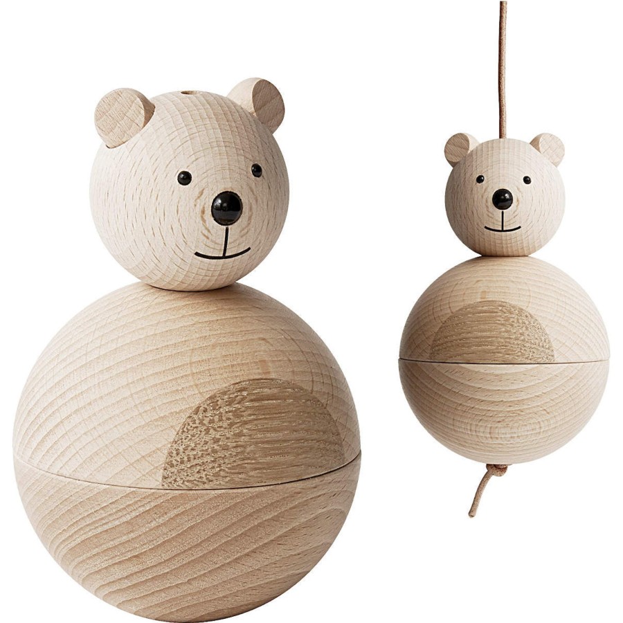 Room Decor OYOY Room Accessories | Oyoy Wooden Bear