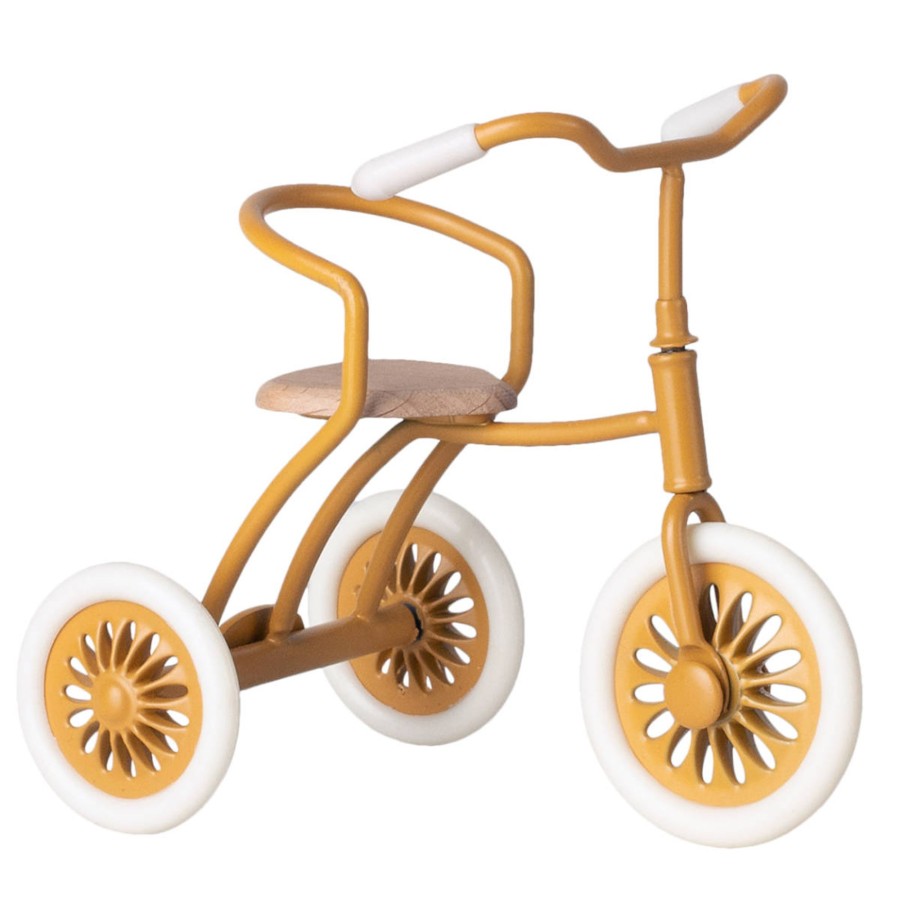 Doll Play Maileg Doll Houses & Accessories | Maileg Abri A Tricycle For Mouse, Ocher