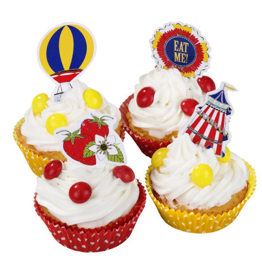 And More Talking Tables Party | Country Fair Cupcake Wraps & Toppers