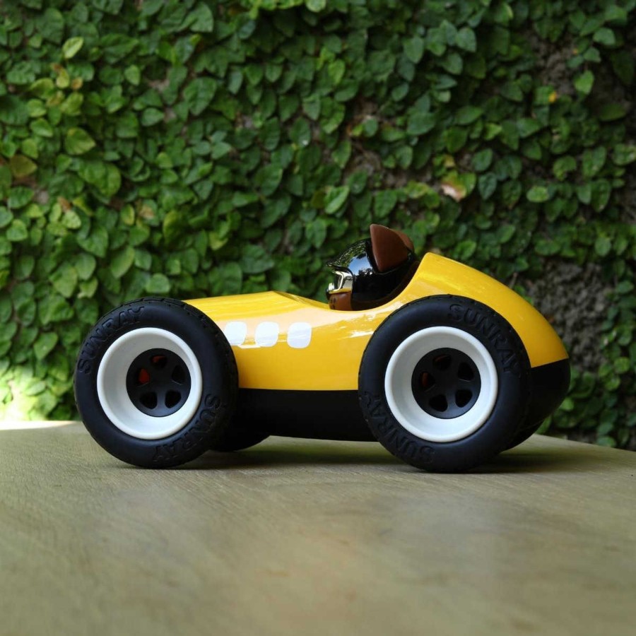 Pretend Play Playforever Cars & Trains | Playforever Egg Roadster Sunnysider Yellow